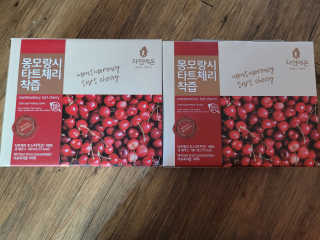 자연에온 몽모랑시 타트체리 착즙 100mL 10개입 2BOX — 5점을 준 리뷰어가 2020년 10월 올린 사용 사진