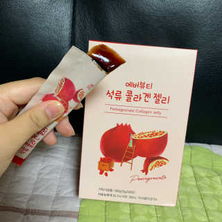 365더건강 에버뷰티 석류콜라겐 젤리 — 4.5점을 준 리뷰어가 2020년 7월 올린 사용 사진