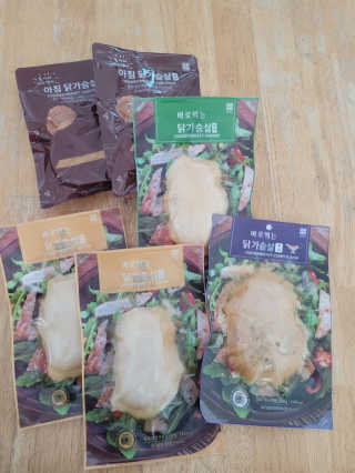 바로 먹는 아침 실온보관 닭가슴살 6종 — 5점을 준 리뷰어가 2020년 10월 올린 사용 사진