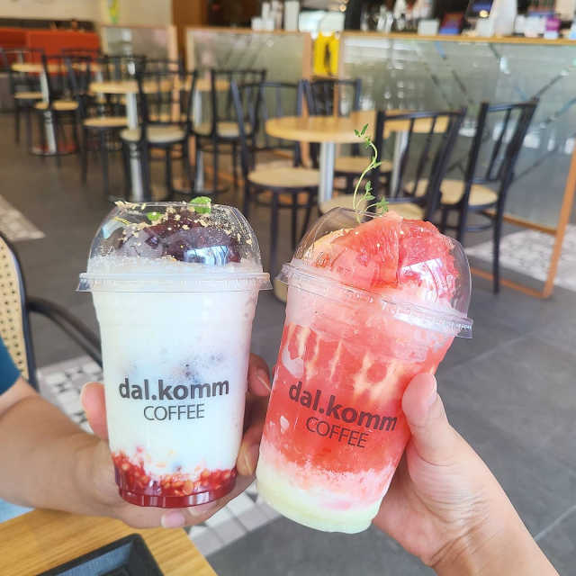 [달콤커피 역삼점] 달콤커피 컵빙수세트 리뷰 사진