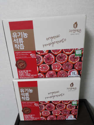 자연에온 유기농 석류 착즙 100mL 10개입 2BOX — 4점을 준 리뷰어가 2020년 11월 올린 사용 사진