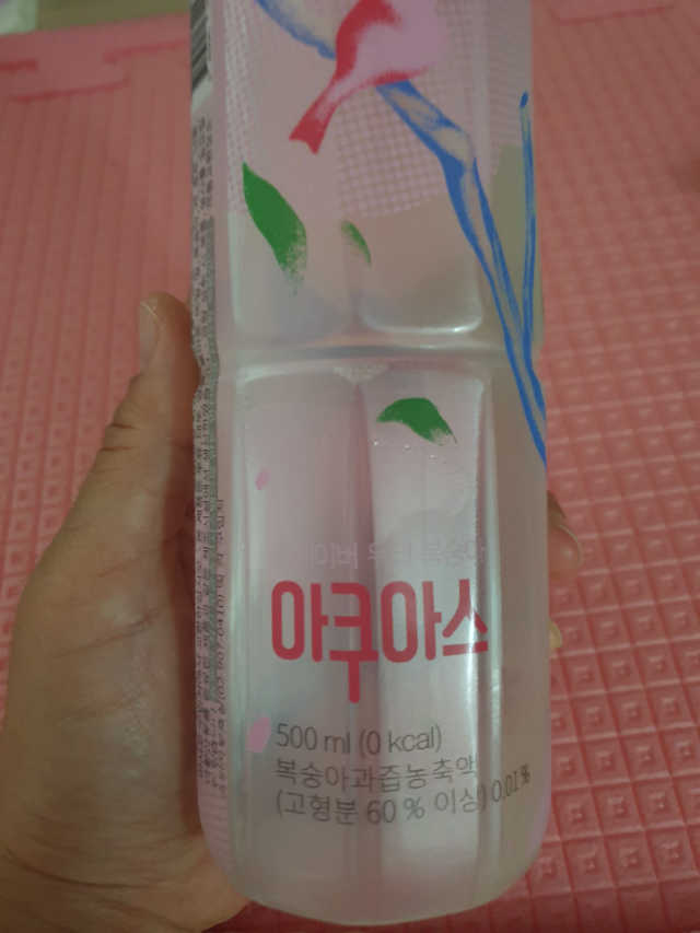 ★[아쿠아스] 복숭아 플레이버워터 1BOX 20개입★ 리뷰 사진