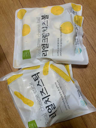 가치식탁 리얼치즈스틱, 리얼크림치즈볼 — 5점을 준 리뷰어가 2020년 8월 올린 사용 사진