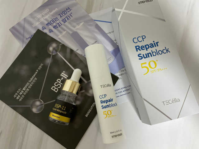 TECella CCP Repair Sunblock 리뷰 사진