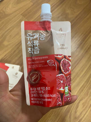 자연에온 유기농 석류 착즙 100mL 10개입 2BOX — 5점을 준 리뷰어가 2020년 11월 올린 사용 사진