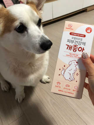 My Pet Care 모발과 모질 피부건강에 개좋아 — 4.5점을 준 리뷰어가 2020년 12월 올린 사용 사진