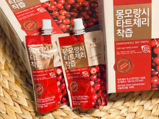 자연에온 몽모랑시 타트체리 착즙 100mL 10개입 2BOX — 5점을 준 리뷰어가 2020년 10월 올린 사용 사진