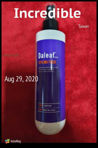 달리프 글램 스타일링 픽서 200ml — 5점을 준 리뷰어가 2020년 8월 올린 사용 사진