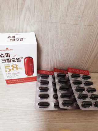 메이준뉴트리 슈퍼 크릴 오일58 1000mg x 30캡슐 — 5점을 준 리뷰어가 2020년 5월 올린 사용 사진
