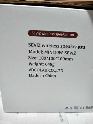 SEVIZ MINI10W 레트로 블루투스 스피커 — 4점을 준 리뷰어가 2020년 7월 올린 사용 사진