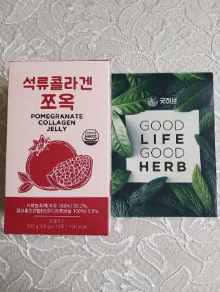 조은약초 석류콜라겐 석류즙 석류쪼옥 젤리 스틱 15포 x 20g — 5점을 준 리뷰어가 2020년 8월 올린 사용 사진
