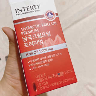 인테로 크릴오일 프리미엄 — 3.5점을 준 리뷰어가 2020년 6월 올린 사용 사진