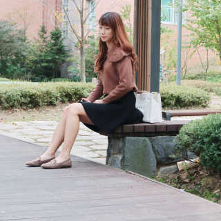 세인트디보스 스웨이드 로퍼 플랫 1cm — 4.5점을 준 리뷰어가 2020년 10월 올린 사용 사진