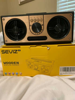 SEVIZ RETRO20W 레트로 블루투스 스피커 — 5점을 준 리뷰어가 2020년 7월 올린 사용 사진
