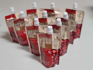 자연에온 몽모랑시 타트체리 착즙 100mL 10개입 2BOX — 5점을 준 리뷰어가 2020년 10월 올린 사용 사진