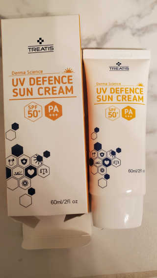 트리티스 US [TREATIS] UV Defence Sun Cream PA+++ / SPF50+ — 5점을 준 리뷰어가 2020년 12월 올린 사용 사진