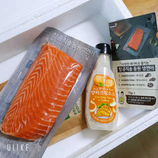 동원산업 항공직송 동원생연어_400g — 5점을 준 리뷰어가 2020년 4월 올린 사용 사진