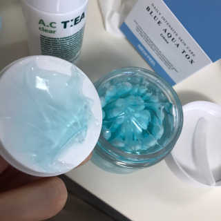 메디필 블루 아쿠아 톡스 크림 — 5점을 준 리뷰어가 2020년 6월 올린 사용 사진