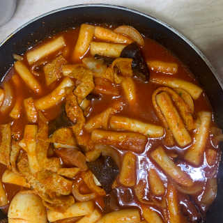 화곡미담 옛날 떡볶이 — 3점을 준 리뷰어가 2020년 4월 올린 사용 사진
