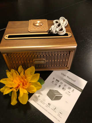 SEVIZ GOLD20W 레트로 블루투스 스피커 — 5점을 준 리뷰어가 2020년 7월 올린 사용 사진