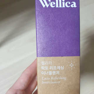 웰리카_V CARE 웰리카 락토 리프레싱 이너클렌저 — 5점을 준 리뷰어가 2020년 12월 올린 사용 사진