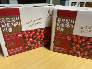 자연에온 몽모랑시 타트체리 착즙 100mL 10개입 2BOX — 5점을 준 리뷰어가 2020년 10월 올린 사용 사진