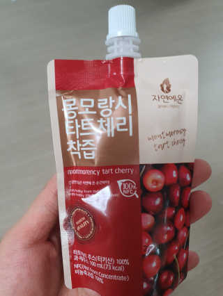 자연에온 몽모랑시 타트체리 착즙 100mL 10개입 2BOX — 4점을 준 리뷰어가 2020년 10월 올린 사용 사진