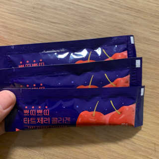 서울약사신협_쁘띠쁘띠타트체리콜라겐_20g x 14포 — 5점을 준 리뷰어가 2020년 12월 올린 사용 사진