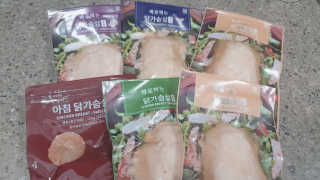 바로 먹는 아침 실온보관 닭가슴살 6종 — 5점을 준 리뷰어가 2020년 10월 올린 사용 사진
