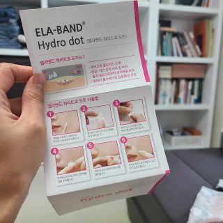 엘라밴드 하이드로 도트 스팟패치 12mm, 10mm — 5점을 준 리뷰어가 2020년 10월 올린 사용 사진