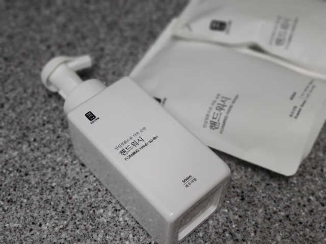 [생활공작소]핸드워시 용기 500ml 1개+리필 400ml 2개 리뷰 사진