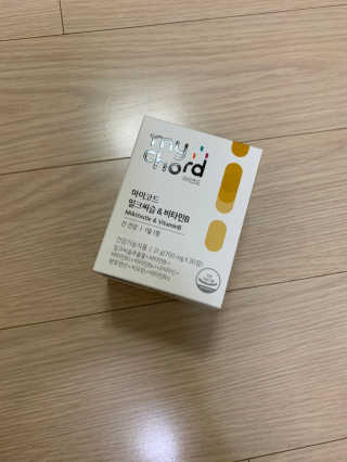 JW중외제약 마이코드 밀크씨슬 비타민B — 4점을 준 리뷰어가 2020년 8월 올린 사용 사진