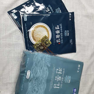 한촌몰 바다공작소 전통김_명품돌김세트 — 5점을 준 리뷰어가 2020년 10월 올린 사용 사진