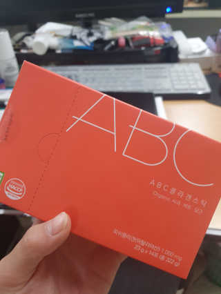 이너뷰티템, 니몸내몸 ABC 콜라겐 젤리스틱 14포 — 4점을 준 리뷰어가 2020년 11월 올린 사용 사진
