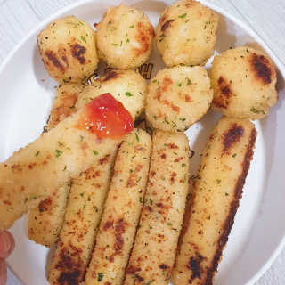 가치식탁 리얼치즈스틱, 리얼크림치즈볼 — 5점을 준 리뷰어가 2020년 7월 올린 사용 사진
