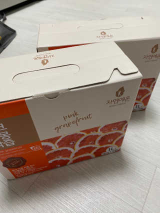 자연에온 핑크 자몽 착즙 100mL 10개입 2BOX — 5점을 준 리뷰어가 2020년 11월 올린 사용 사진