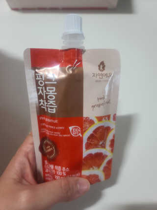 자연에온 핑크 자몽 착즙 100mL 10개입 2BOX — 5점을 준 리뷰어가 2020년 11월 올린 사용 사진