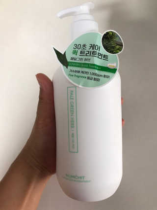 멈칫 향기좋은 약산성 샴푸, 단백질 퀵트리트먼트 택1 — 5점을 준 리뷰어가 2020년 7월 올린 사용 사진