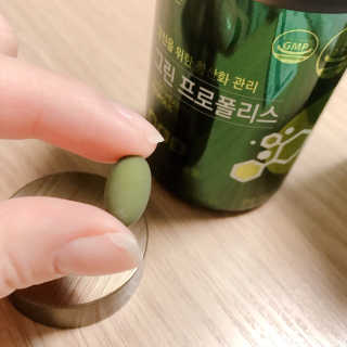 건강한약속 바른 바른 그린 프로폴리스 츄어블 — 5점을 준 리뷰어가 2020년 8월 올린 사용 사진