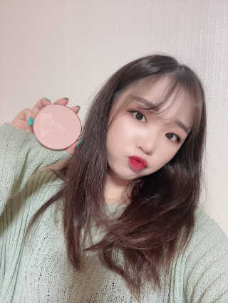 세렌디뷰티 레드 프로폴리스 하이 커버링 트리플 쿠션 — 4.5점을 준 리뷰어가 2020년 6월 올린 사용 사진