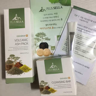 플러스셀라 시카골드 클렌징바 화산재팩 세트 — 3.5점을 준 리뷰어가 2020년 4월 올린 사용 사진