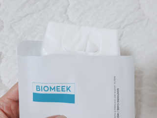 바이오믹 BIOMEEK SENSIMETIC SOOTHING MASK.S — 5점을 준 리뷰어가 2020년 7월 올린 사용 사진