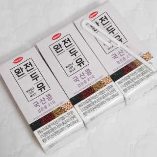 세상간단 완전푸드 [완전두유] 5종 — 5점을 준 리뷰어가 2020년 4월 올린 사용 사진