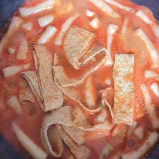 화곡미담 옛날 떡볶이 — 5점을 준 리뷰어가 2020년 4월 올린 사용 사진