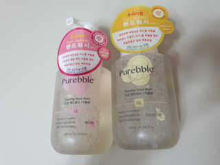 Purebble 당김없이 속촉촉_퓨어블 핸드워시 3종 [랜덤발송] — 3.5점을 준 리뷰어가 2020년 7월 올린 사용 사진