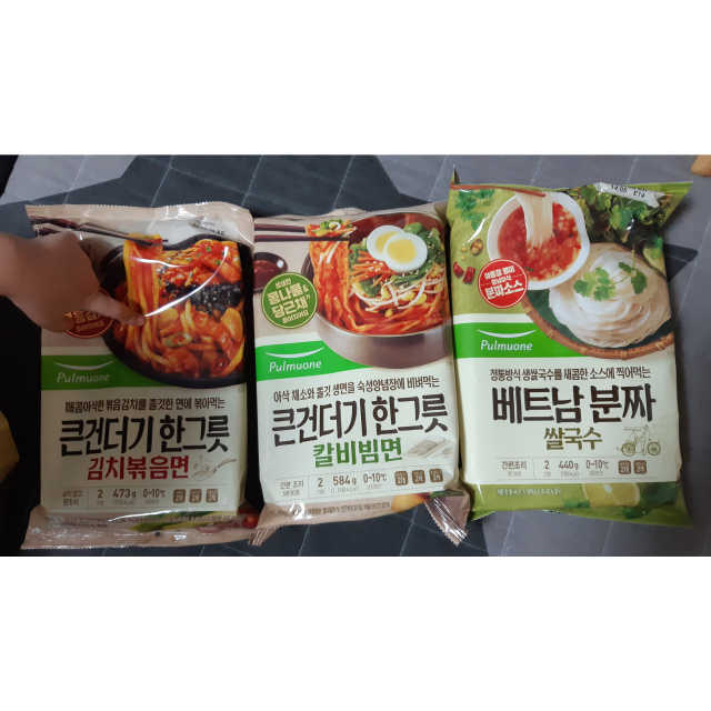 [풀무원] 지금껏 보지 못한 큰건더기 한그릇 면세트 리뷰 사진