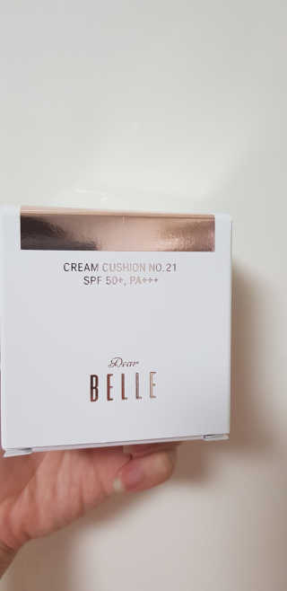 디어벨르 크림쿠션 DEAR BELLE CREAM COUSION — 5점을 준 리뷰어가 2020년 8월 올린 사용 사진