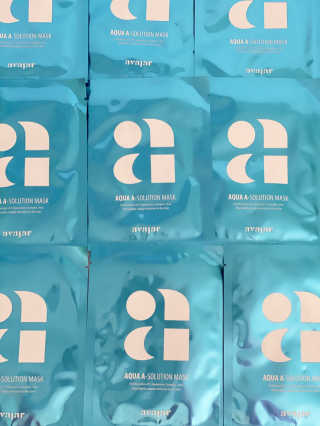 Avajar A-Solution 마스크 — 5점을 준 리뷰어가 2020년 10월 올린 사용 사진