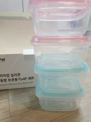 실리팟 냉동밥 보관용기 x 4Pset — 5점을 준 리뷰어가 2020년 11월 올린 사용 사진