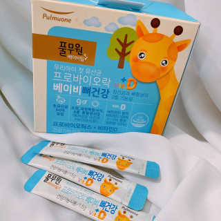 [풀무원베이비밀] 프로바이오락베이비 유산균 SET — 5점을 준 리뷰어가 2020년 10월 올린 사용 사진